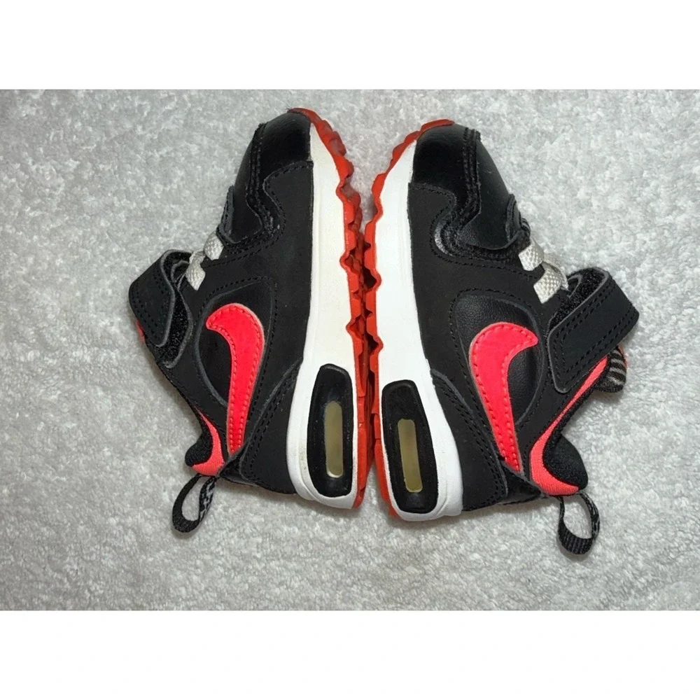 Nike Air Max Triax  Baby Girls Shoes Size 3C Black Hyper Punch‎